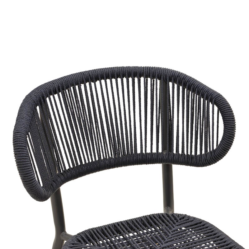 Scaun Agus, Pako World, Negru, 55x63x77 cm