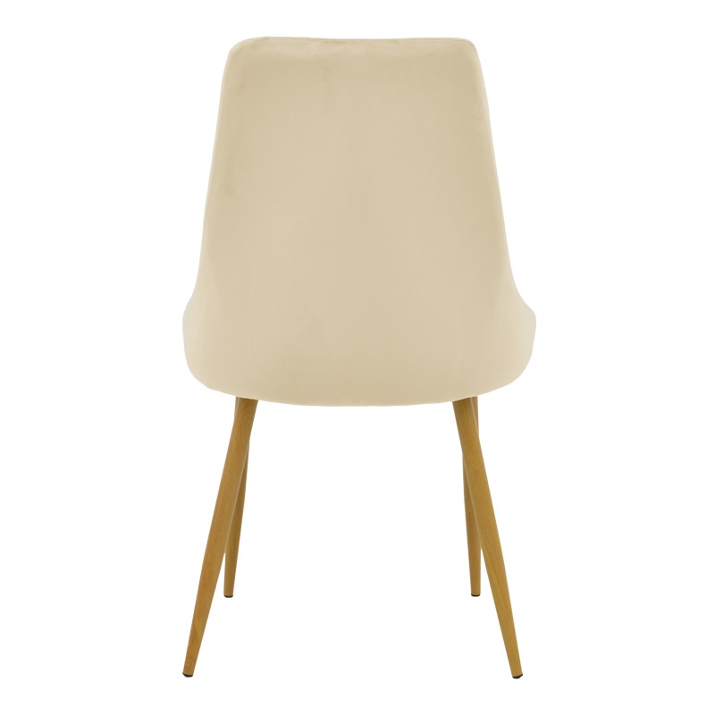 Scaun Azori, Pako World, Catifea, Bej, 49x55x85 cm - 4 | YEO