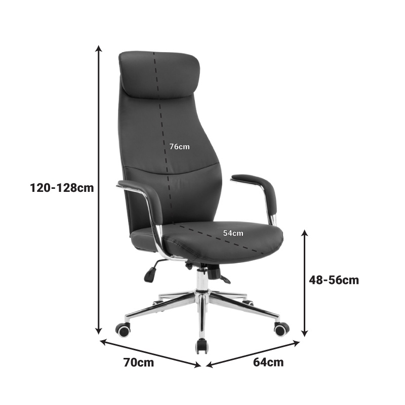 Scaun birou Manager Verde 64x70x128 cm