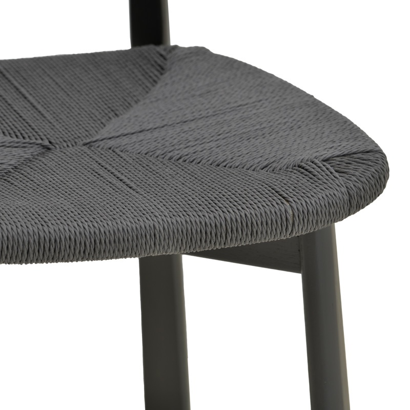 Scaun Clareta Negru 53x55x79 cm
