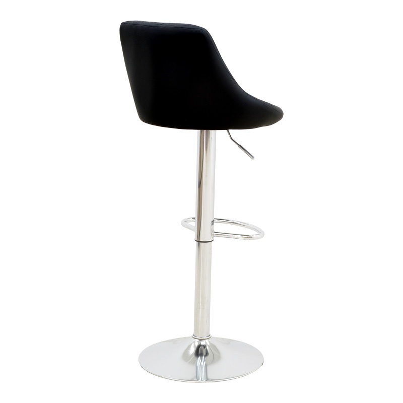 Scaun de bar reglabil pe inaltime Boronez Negru 47x49x112 cm - 1 | YEO