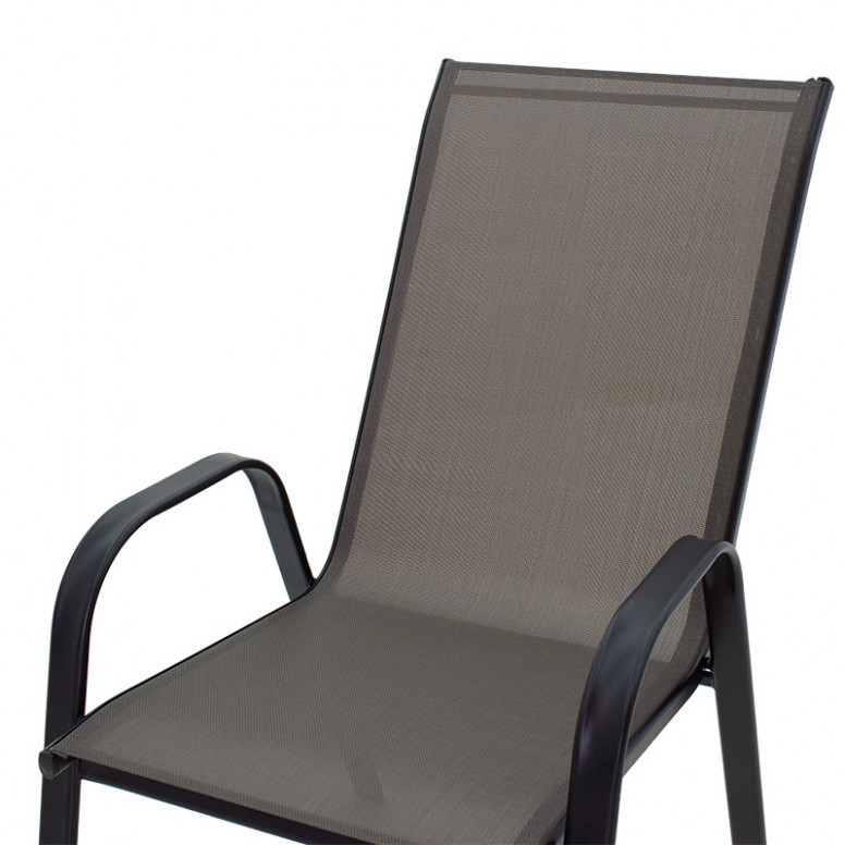 Scaun de Gradina chair Negru - Gri - 4 | YEO