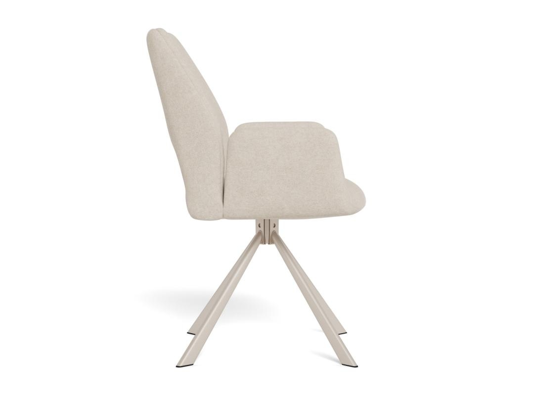 Scaun dining Graham, Bej, 87x59x62 cm - Imagine 5