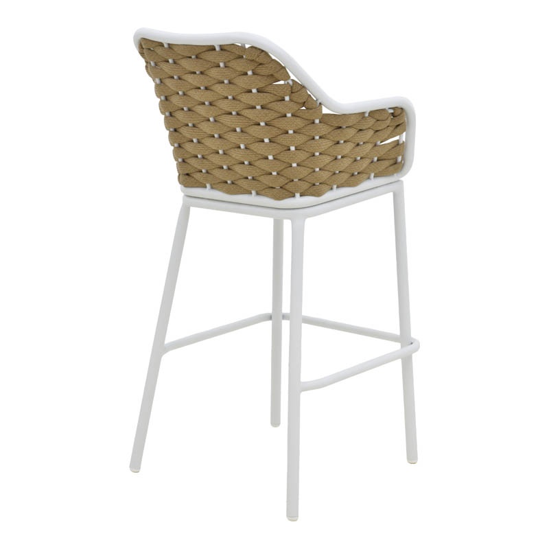 Scaund e bar Zuki, Pako World, Alb, 55x54x109 cm - 1 | YEO