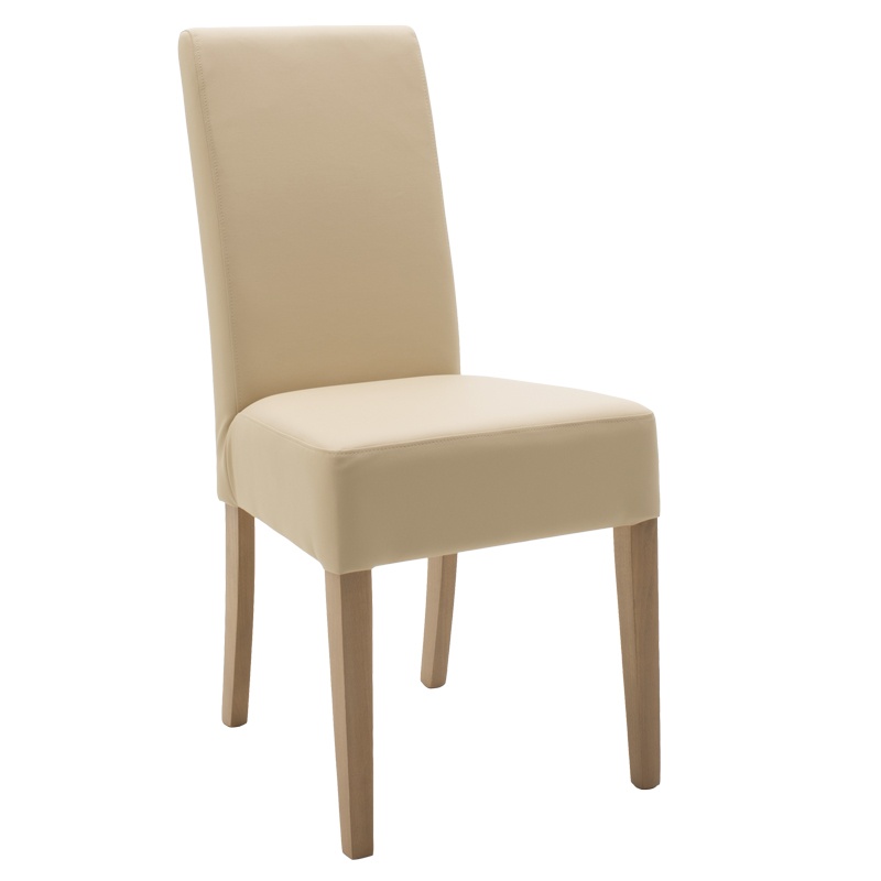 Set de 5 buc masa si scaune Ditta-Winslow din lemn de cauciuc culoare nuc deschis 180x85x75 cm - 1 | YEO