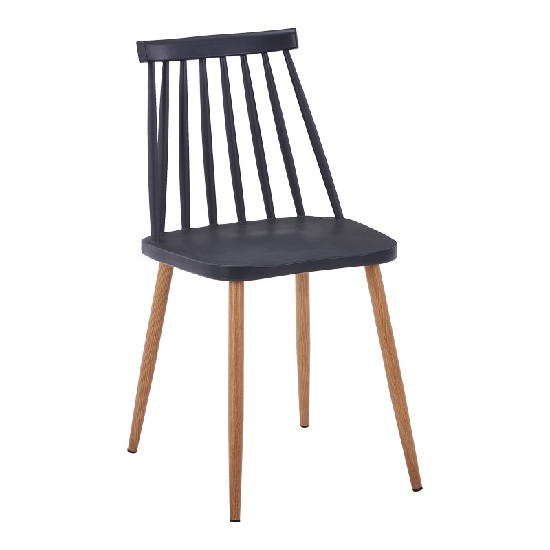 Set dining Julita-Aurora I, Pako World, 3 piese, Negru-Natural, 60x60x73 cm - 1 | YEO