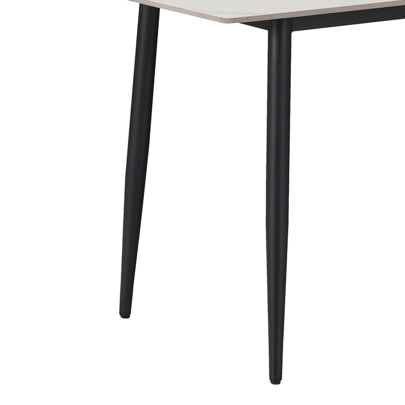 Set masa si scaune 5 piese Gustas-Luciano I Bej 120x60x75 cm