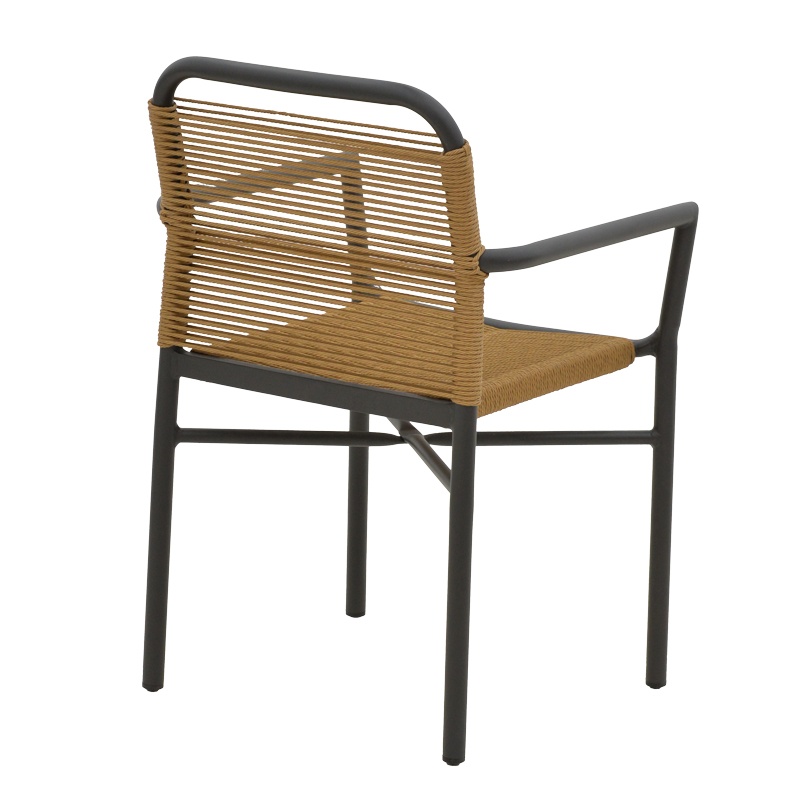 Set masa si scaune 7 buc de gradina Kliton-B Pako World Antracit 150x80x74 cm - 2 | YEO