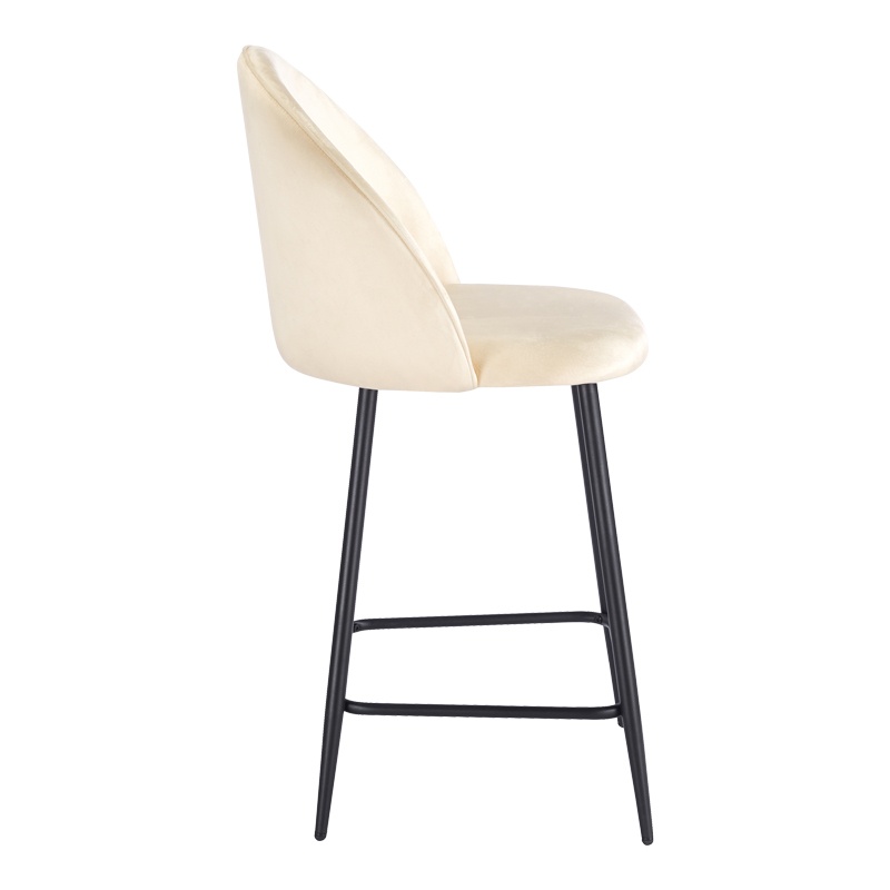 Set scaune de bar, 2 buc, Perch, Pako, Crem 50x53x99 cm - 3