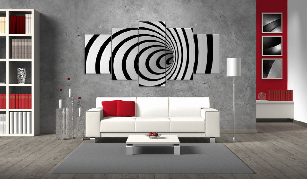 Tablou - A black & white hole 100x50 cm - 1 | YEO