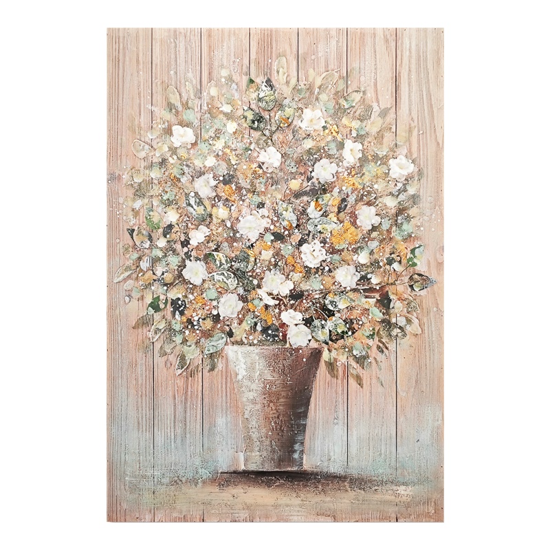 Tablou canvas Flowerpot 70x3x100 cm