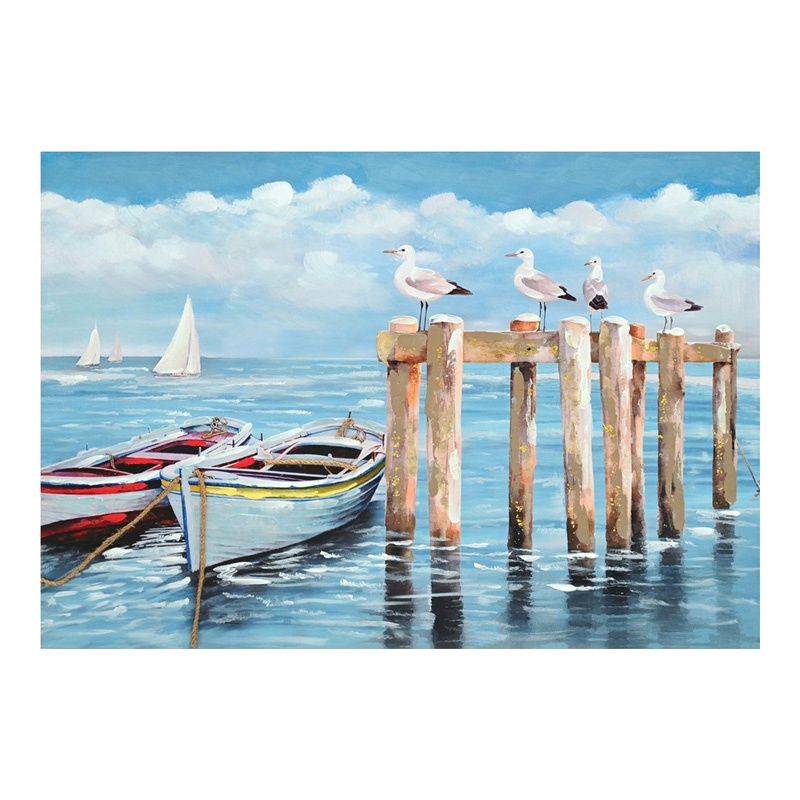 Tablou canvas Port I, Pako World, 100x3x100 cm