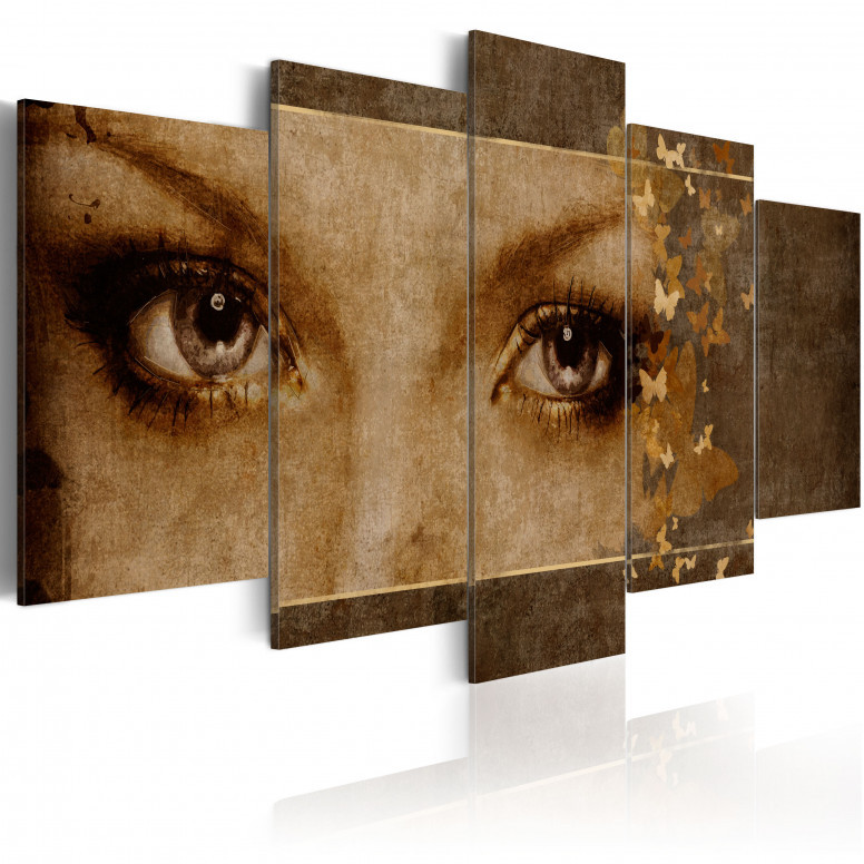 Tablou - Eyes like butterflies 100x50 cm