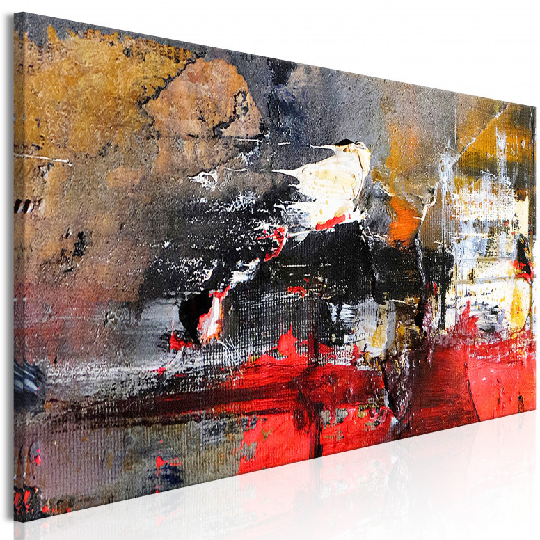 Tablou - Fiery Rush (1 Part) Narrow 120x40 cm