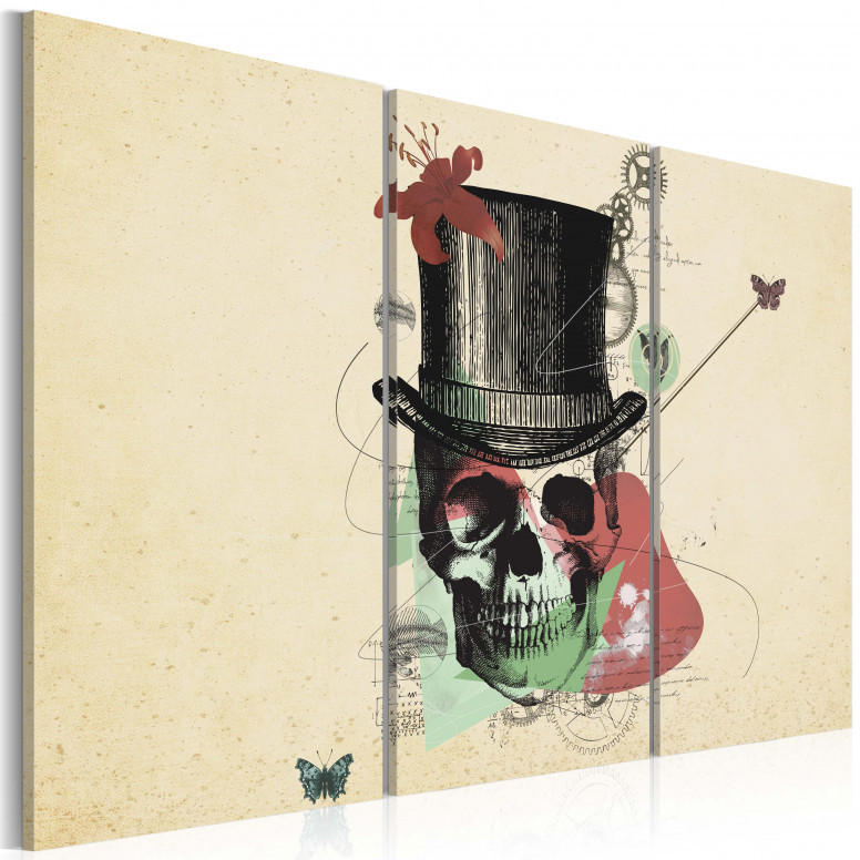 Tablou - Gentleman\'s skeleton 60x40 cm