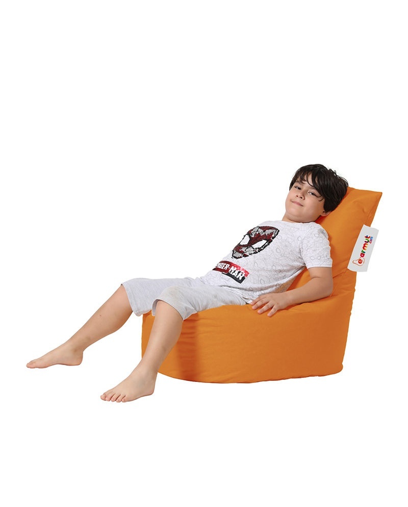 Taburet puf beanbag de gradina Baton Portocaliu - 4 | YEO
