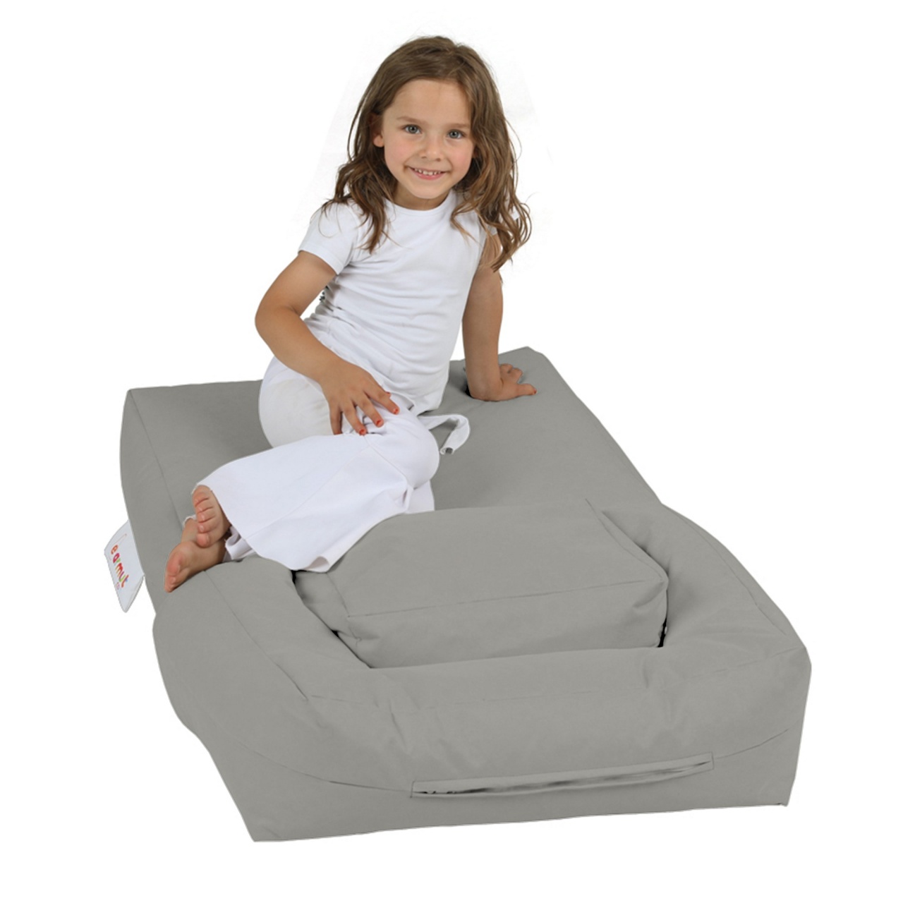 Taburet puf beanbag de gradina Kids Gri - 4 | YEO