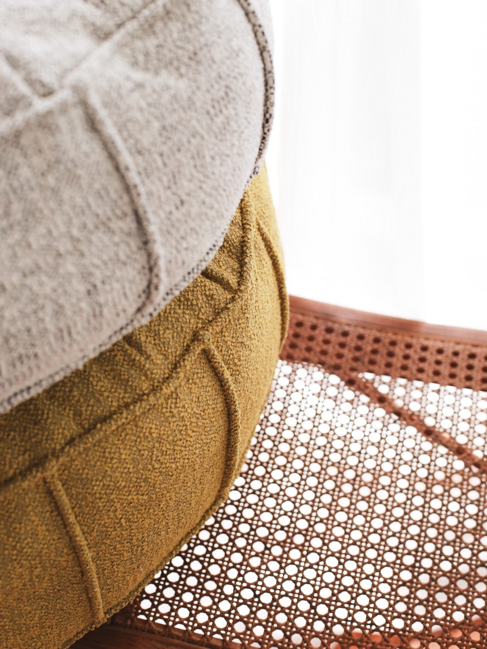 Taburet Vintage Galben - 2 | YEO