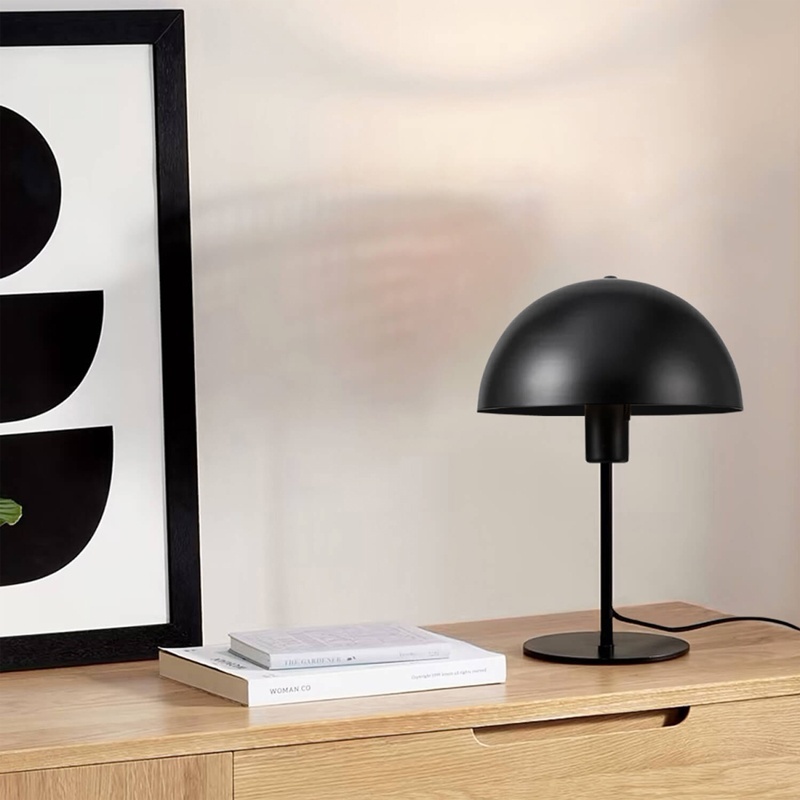 Veioza Desker E27 metal negru 25x25x39 cm - 1 | YEO
