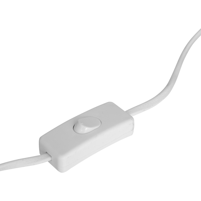 Veioza Leyda Alb 16x16x24 cm