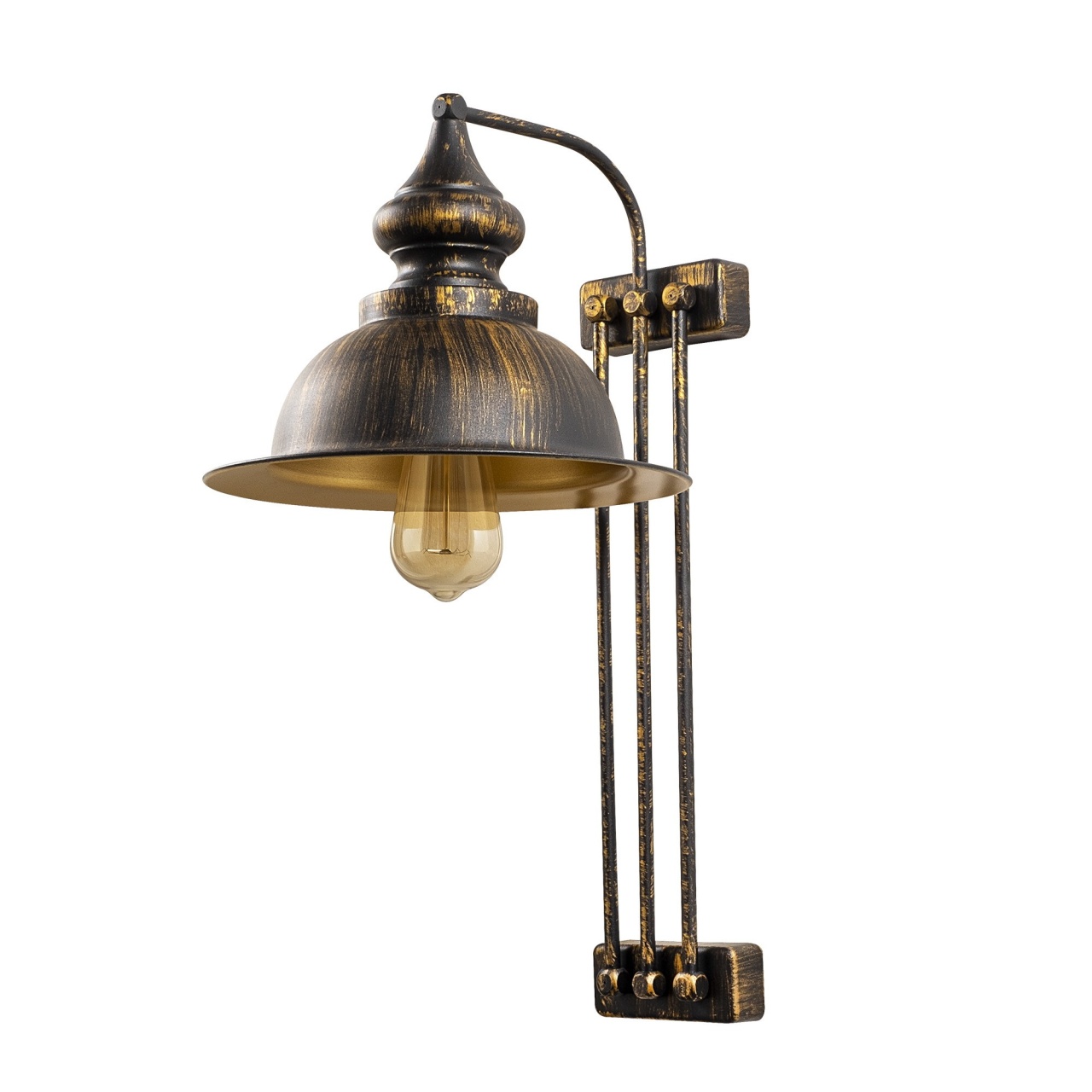 Aplica de perete Saglam Auriu antic 28x28x53 cm - 1 | YEO