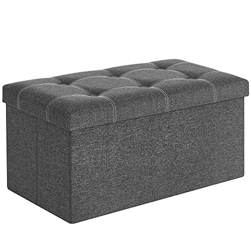 Bancuta hol cufar cu depozitare, Songmics, Gri, 76x38x38 cm - 1 | YEO
