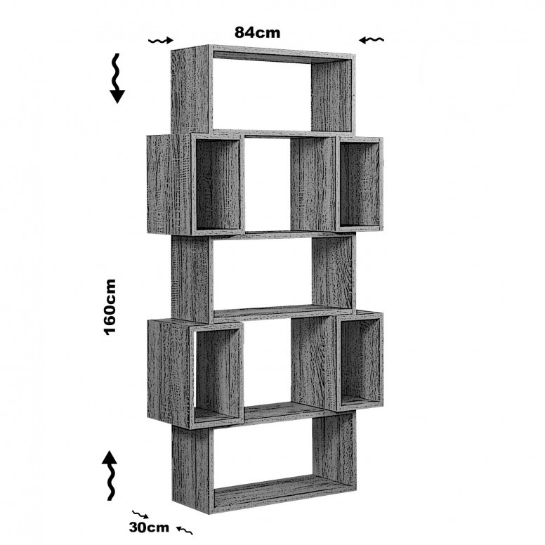 Biblioteca Box - Light Oak - 4 | YEO