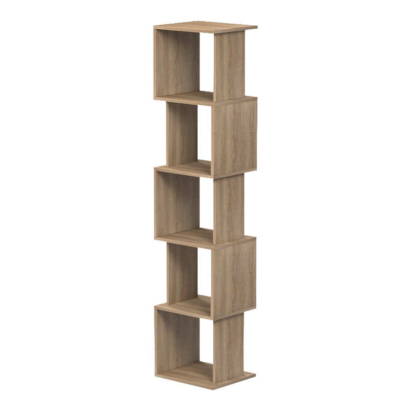 Biblioteca, Cubik, Pako, Sonoma 35x30x161 cm - 4