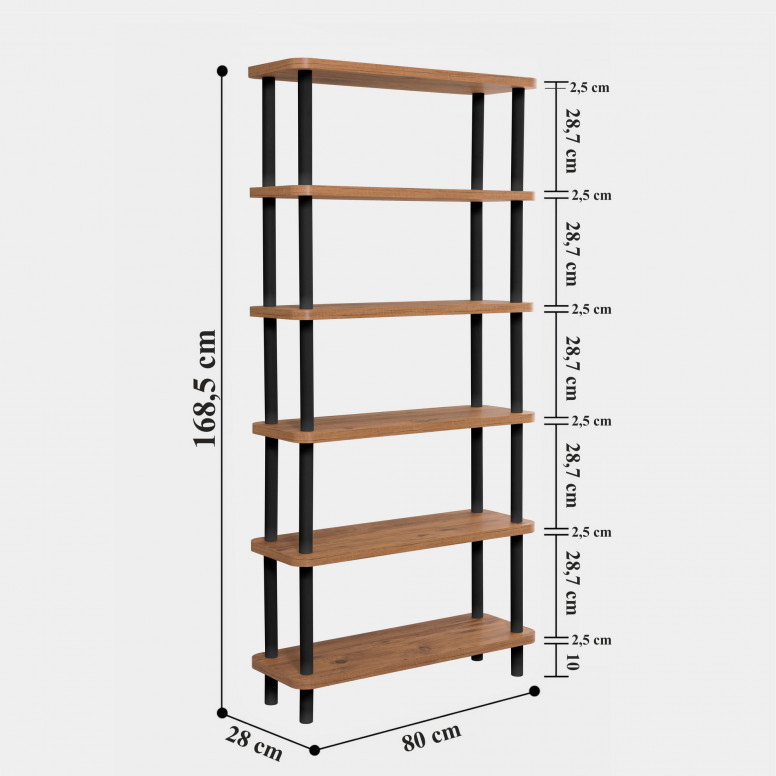 Biblioteca Gala - Negru - 5 | YEO