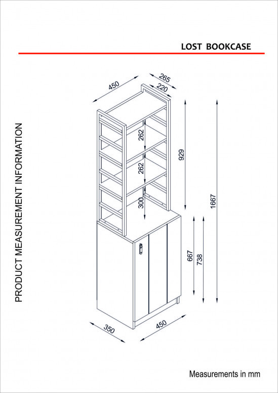 Biblioteca Lost Walnut - 6 | YEO