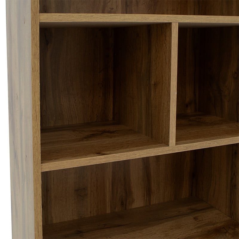 Biblioteca Lucinda sonoma 120x29.8x180.5cm - 3 | YEO