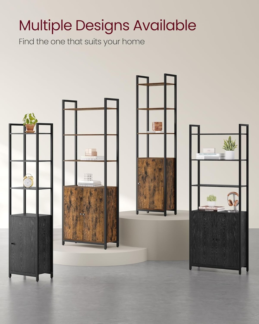 Biblioteca Maro Vasagle 24 x 60 x 159.5 cm - 4 | YEO