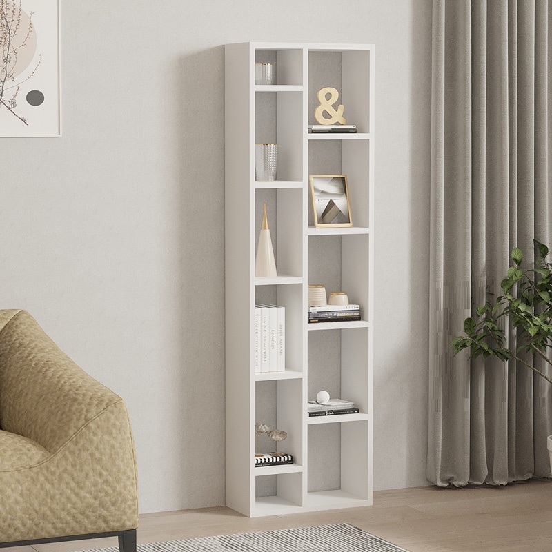 Biblioteca Minicu, Pako World, Alb, 44x19x150 cm - 1 | YEO