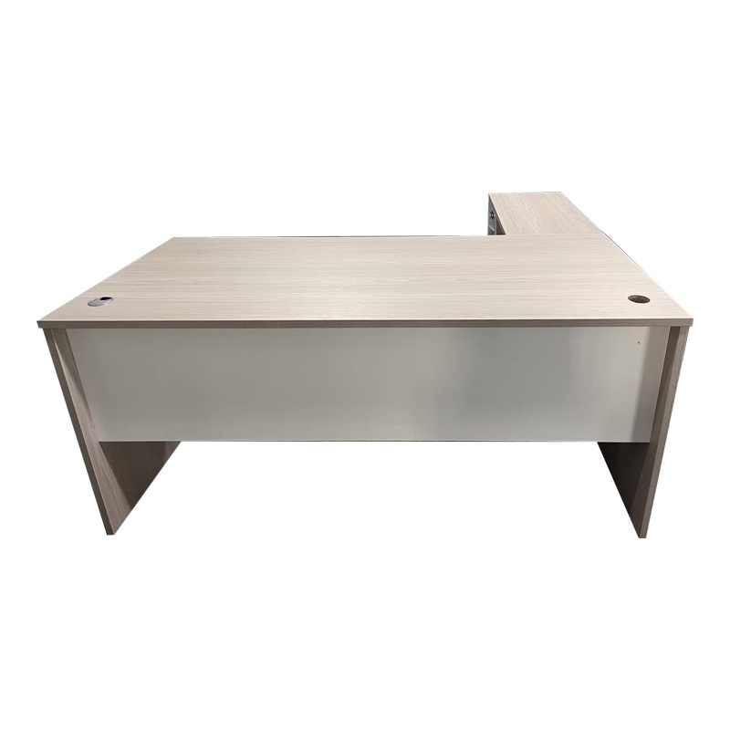 Birou de colt Armadi I, Pako World, Sonoma-Alb, 180x80x75 cm - 3 | YEO