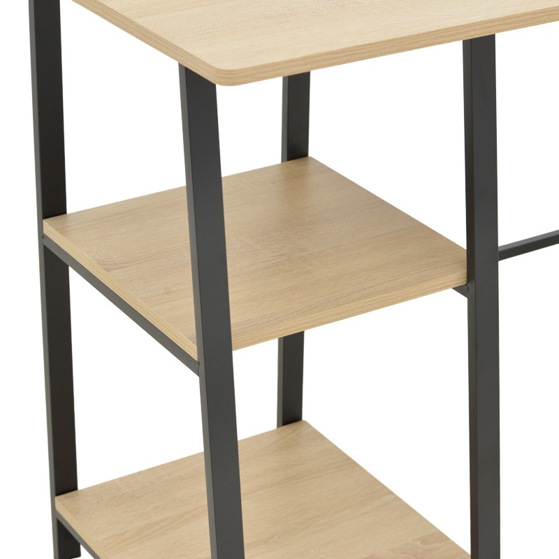Birou Ferje Negru 100x48x75 cm - 4 | YEO