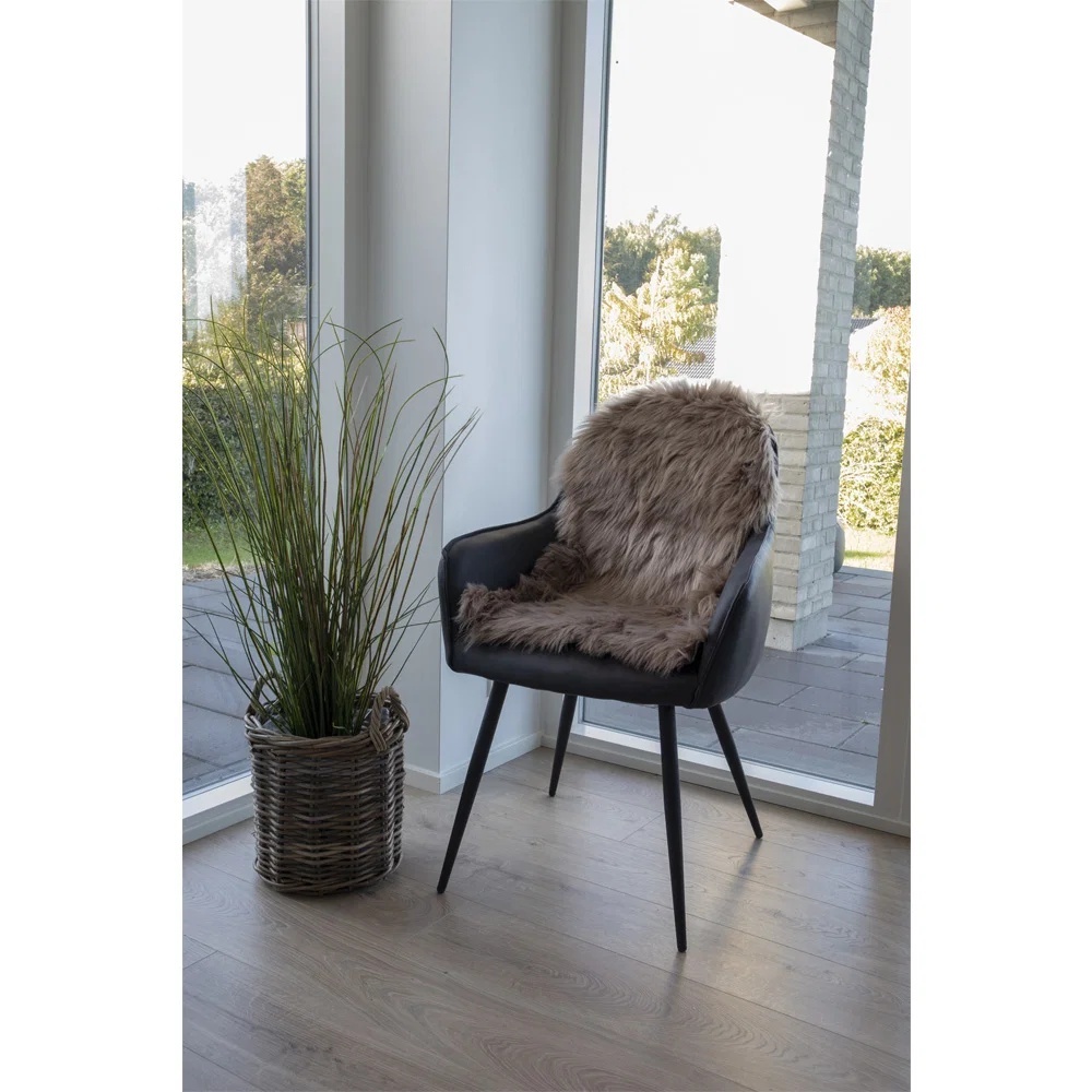 Blana artificiala decorativa de miel, Maro deschis, 85x50x6.5 cm