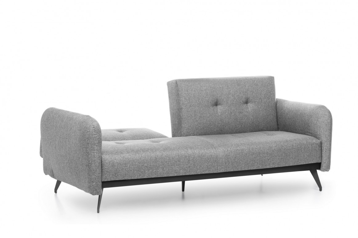 Canapea Extensibila, 3 Locuri Ron Sofabed Gri