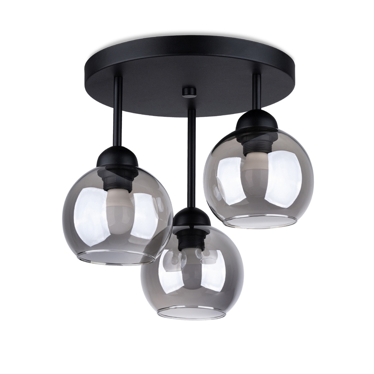 Candelabru Alino Negru 35x35x35 cm