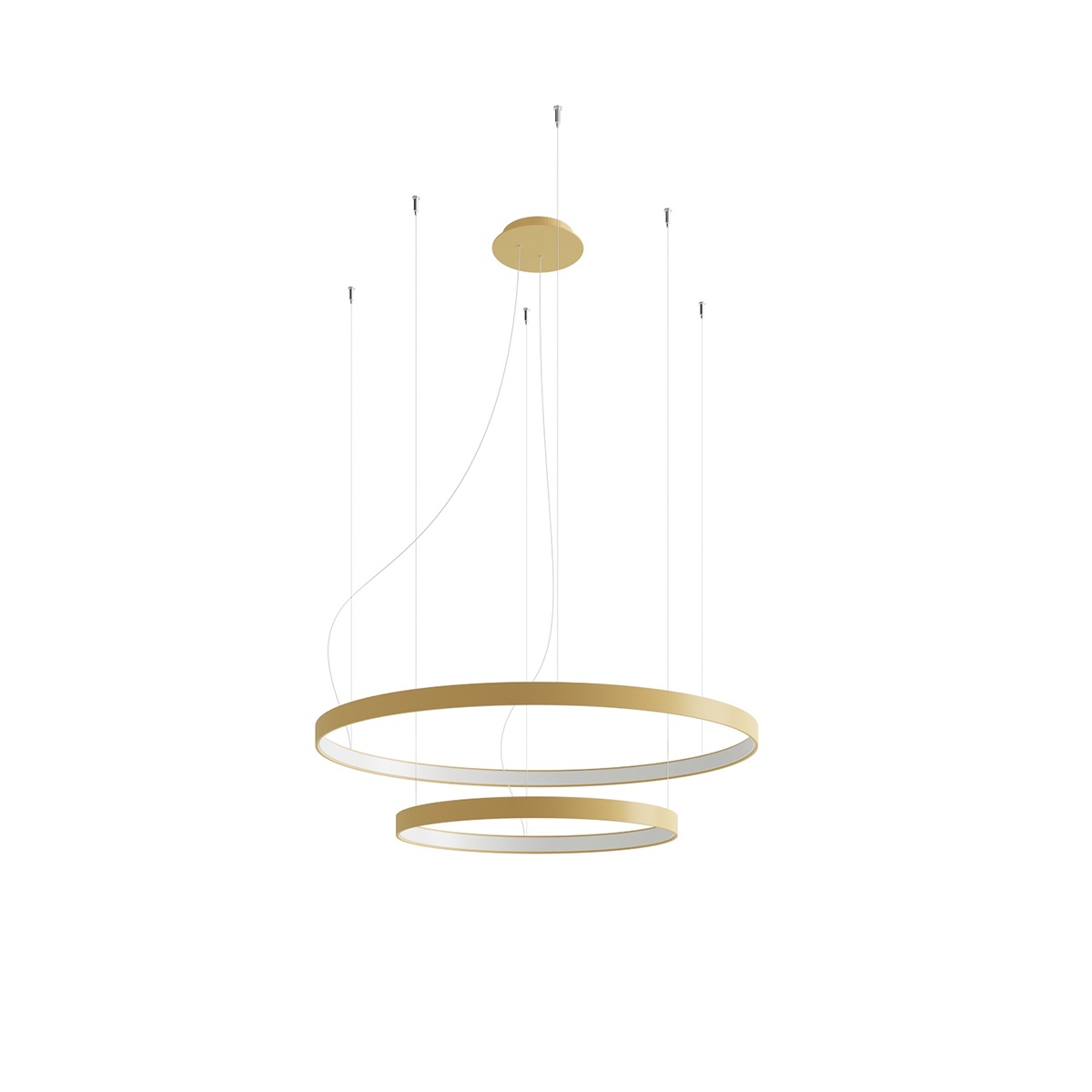 Candelabru LED Rio 55x78 Auriu 3000K 78x78x150 cm
