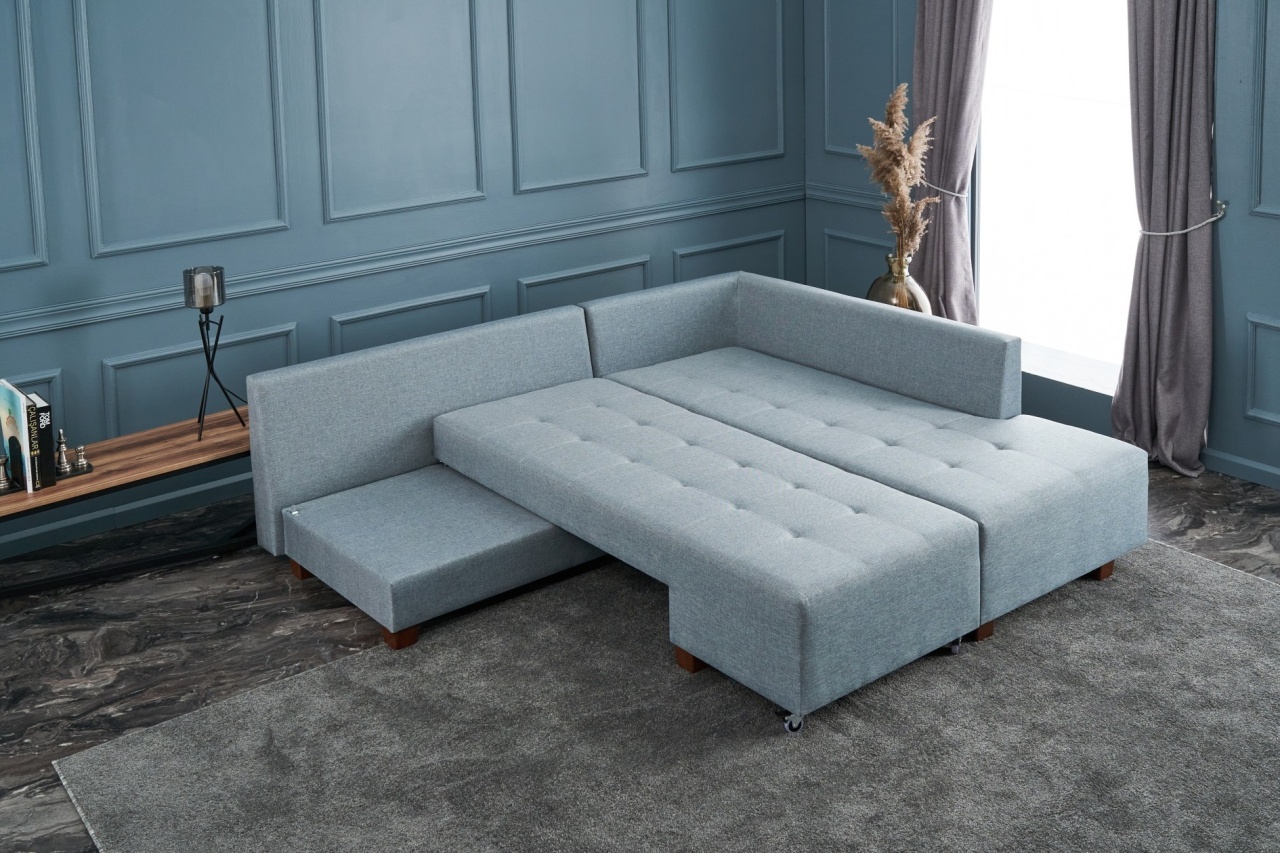 Coltar extensibil Manama Albastru deschis - 1 | YEO