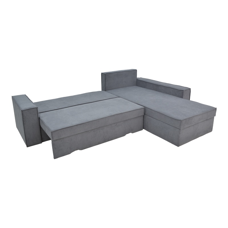 Coltar reversibil Venzie Pako World Gri 283x214x83 cm - 2 | YEO