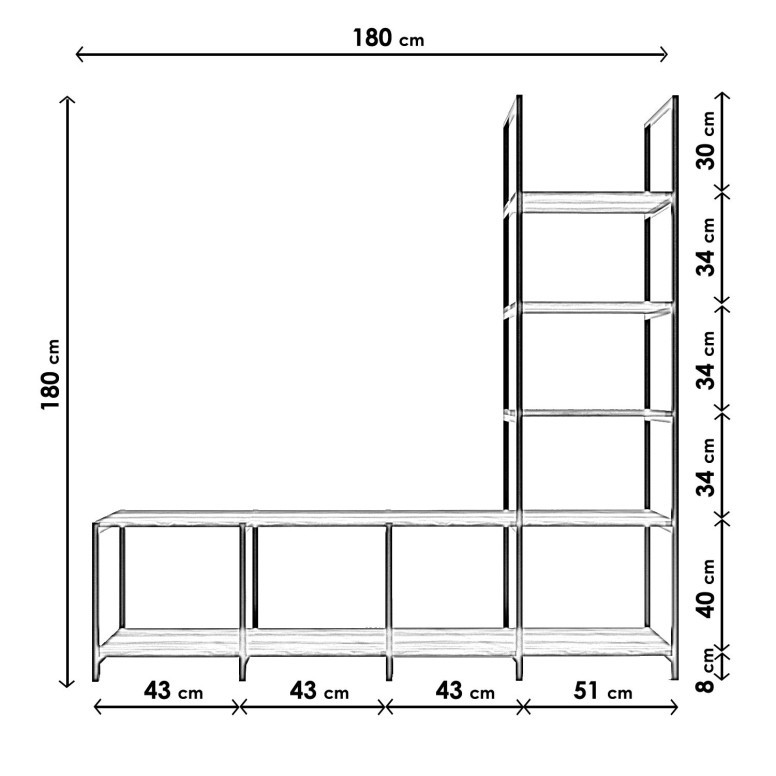 Comoda TV Anvers - L587 - 4 | YEO