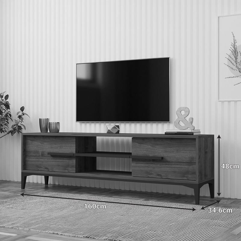 Comoda TV, Eslem, Pako, Nuc 160x34.6x48.1 cm - 3