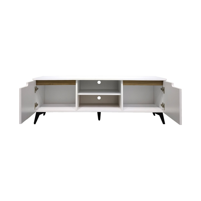 Comoda TV, Kemvio, Pako, Alb 120x38x44 cm - 5