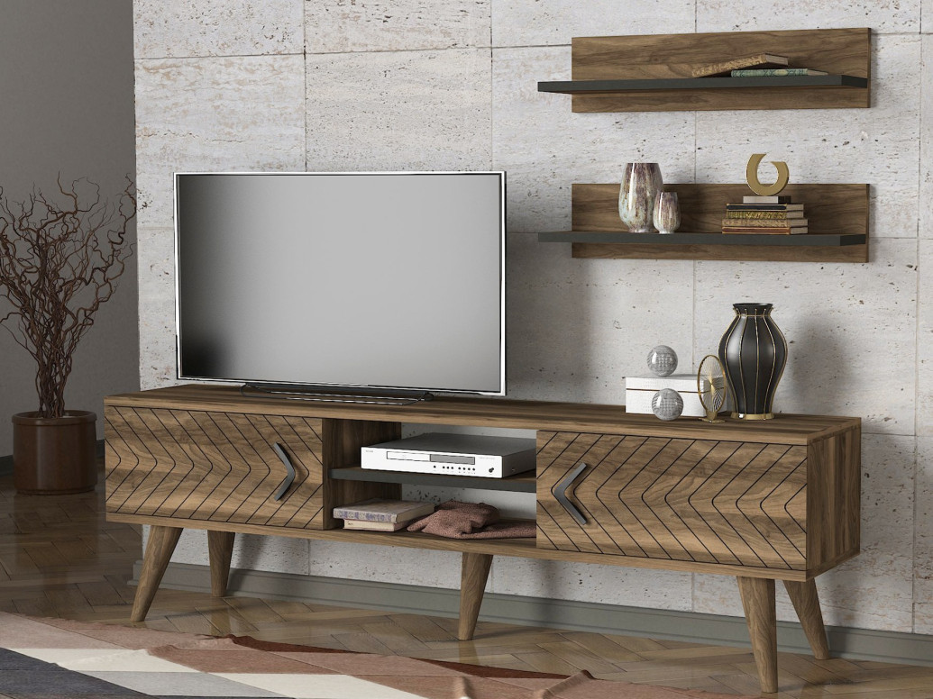 Comoda TV Legato - Walnut - 1 | YEO