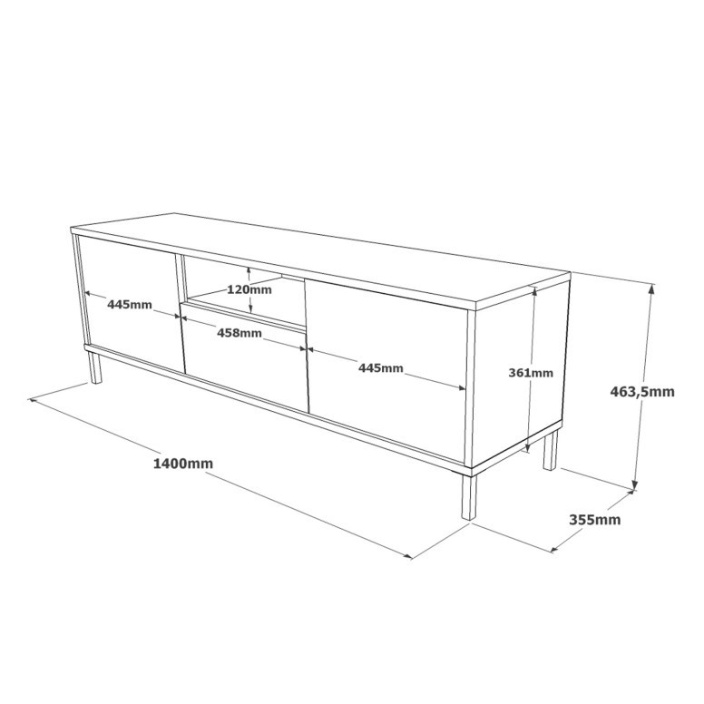 Comoda TV LV2 - RL - 6 | YEO