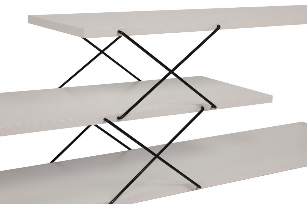 Comoda TV Zigzag - Alb