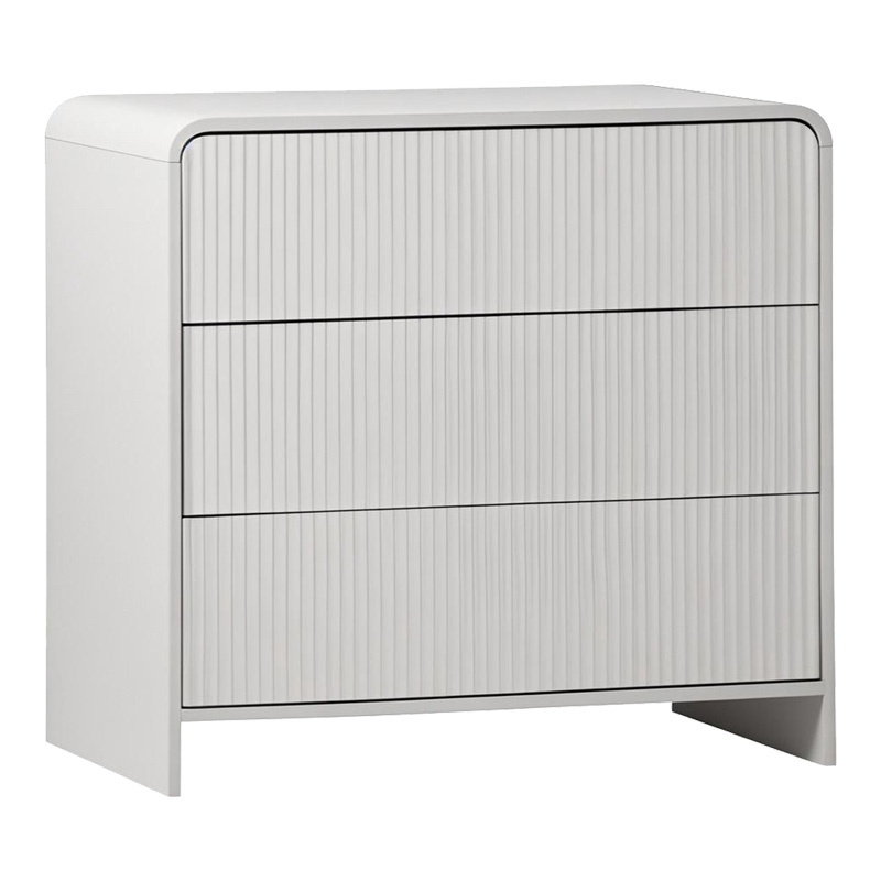 Comoda Zeplen Alb 80x40x75 cm