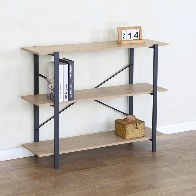 Consola biblioteca Nebranzo Natural 106x35x80 cm - 1 | YEO