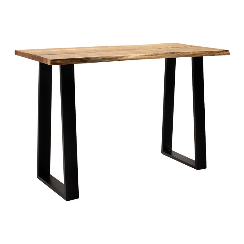 Consola Miles Boho, Pako World, lemn masiv de salcam, Grosime 3.7 cm, Natural, 120x45x78 cm